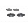 Jeu de 4 plaquettes de frein avant BOSCH 0 986 424 636 - Visuel 3