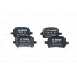 Jeu de 4 plaquettes de frein avant BOSCH 0 986 424 639 - Visuel 1