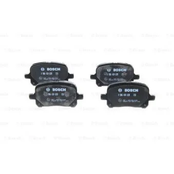 Jeu de 4 plaquettes de frein avant BOSCH 0 986 424 639