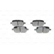 Jeu de 4 plaquettes de frein avant BOSCH 0 986 424 639 - Visuel 3