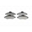 Jeu de 4 plaquettes de frein avant BOSCH 0 986 424 644 - Visuel 3