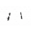 Jeu de 4 plaquettes de frein avant BOSCH 0 986 424 645 - Visuel 2