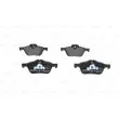 Jeu de 4 plaquettes de frein avant BOSCH 0 986 424 652 - Visuel 1
