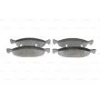 Jeu de 4 plaquettes de frein avant BOSCH 0 986 424 666 - Visuel 3