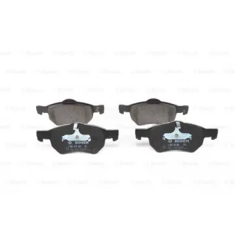 Jeu de 4 plaquettes de frein avant BOSCH 0 986 424 668