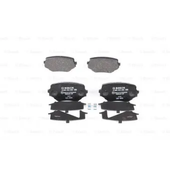 Jeu de 4 plaquettes de frein avant BOSCH 0 986 424 669