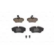 Jeu de 4 plaquettes de frein avant BOSCH 0 986 424 672 - Visuel 1