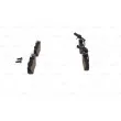 Jeu de 4 plaquettes de frein avant BOSCH 0 986 424 672 - Visuel 2