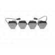 Jeu de 4 plaquettes de frein avant BOSCH 0 986 424 689 - Visuel 3