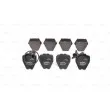 Jeu de 4 plaquettes de frein avant BOSCH 0 986 424 690 - Visuel 1