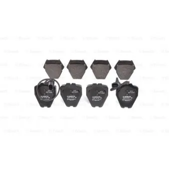 Jeu de 4 plaquettes de frein avant BOSCH 0 986 424 690