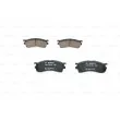 Jeu de 4 plaquettes de frein avant BOSCH 0 986 424 694 - Visuel 1