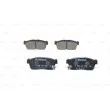 Jeu de 4 plaquettes de frein avant BOSCH 0 986 424 695 - Visuel 1