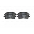 Jeu de 4 plaquettes de frein avant BOSCH 0 986 424 700 - Visuel 1