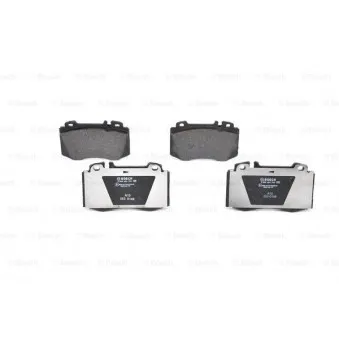 Jeu de 4 plaquettes de frein avant BOSCH 0 986 424 705