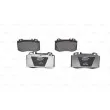 Jeu de 4 plaquettes de frein avant BOSCH 0 986 424 705 - Visuel 3