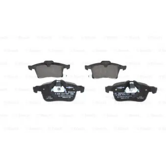 Jeu de 4 plaquettes de frein avant BOSCH 0 986 424 707