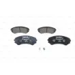 Jeu de 4 plaquettes de frein avant BOSCH 0 986 424 709 - Visuel 1