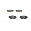 Jeu de 4 plaquettes de frein avant BOSCH 0 986 424 713 - Visuel 1