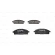 Jeu de 4 plaquettes de frein avant BOSCH 0 986 424 715 - Visuel 1