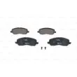 Jeu de 4 plaquettes de frein avant BOSCH 0 986 424 716 - Visuel 1