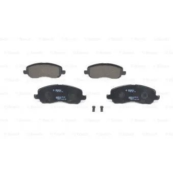 Jeu de 4 plaquettes de frein avant BOSCH 0 986 424 716