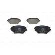 Jeu de 4 plaquettes de frein avant BOSCH 0 986 424 719 - Visuel 1