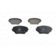 Jeu de 4 plaquettes de frein avant BOSCH 0 986 424 719 - Visuel 3