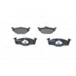 Jeu de 4 plaquettes de frein avant BOSCH 0 986 424 723 - Visuel 3