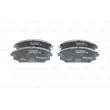 Jeu de 4 plaquettes de frein avant BOSCH 0 986 424 727 - Visuel 1