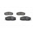 Jeu de 4 plaquettes de frein avant BOSCH 0 986 424 729 - Visuel 1