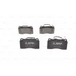 Jeu de 4 plaquettes de frein avant BOSCH 0 986 424 738 - Visuel 3