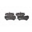 Jeu de 4 plaquettes de frein avant BOSCH 0 986 424 740 - Visuel 3
