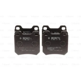 Jeu de 4 plaquettes de frein arrière BOSCH 0 986 424 754