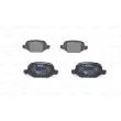 Jeu de 4 plaquettes de frein arrière BOSCH 0 986 424 756 - Visuel 1