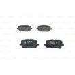Jeu de 4 plaquettes de frein avant BOSCH 0 986 424 761 - Visuel 3