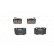 Jeu de 4 plaquettes de frein avant BOSCH 0 986 424 768 - Visuel 1