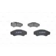 Jeu de 4 plaquettes de frein avant BOSCH 0 986 424 769 - Visuel 3