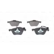 Jeu de 4 plaquettes de frein avant BOSCH 0 986 424 777 - Visuel 1