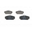Jeu de 4 plaquettes de frein avant BOSCH 0 986 424 781 - Visuel 1