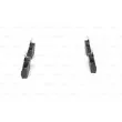Jeu de 4 plaquettes de frein avant BOSCH 0 986 424 781 - Visuel 2