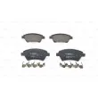 Jeu de 4 plaquettes de frein avant BOSCH 0 986 424 785 - Visuel 1