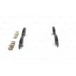 Jeu de 4 plaquettes de frein avant BOSCH 0 986 424 785 - Visuel 2
