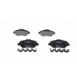 Jeu de 4 plaquettes de frein avant BOSCH 0 986 424 786 - Visuel 1