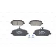 Jeu de 4 plaquettes de frein avant BOSCH 0 986 424 789 - Visuel 1