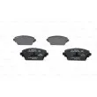 Jeu de 4 plaquettes de frein avant BOSCH 0 986 424 791 - Visuel 3
