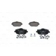 Jeu de 4 plaquettes de frein avant BOSCH 0 986 424 792 - Visuel 1