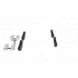 Jeu de 4 plaquettes de frein avant BOSCH 0 986 424 792 - Visuel 2