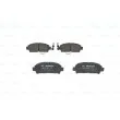 Jeu de 4 plaquettes de frein avant BOSCH 0 986 424 799 - Visuel 3