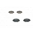 Jeu de 4 plaquettes de frein arrière BOSCH 0 986 424 800 - Visuel 3